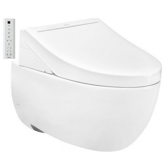 Bồn Cầu TOTO CW812REA/TCF24460AAA/WH172AT/TCA465/MB176G#WH Nắp Điện Tử Treo Tường - Ảnh 3