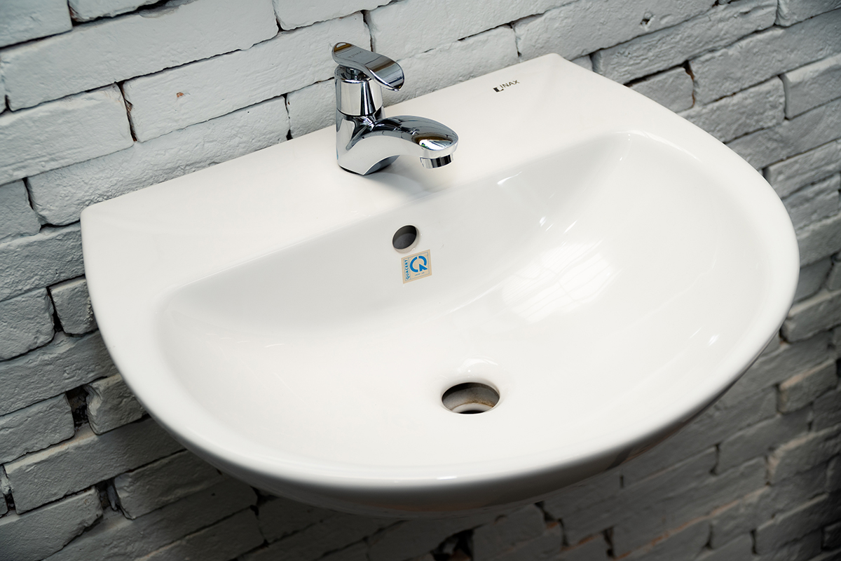 Chậu Rửa Lavabo Inax L-285V (L285V) Treo Tường 497x426 mm - Ảnh 2