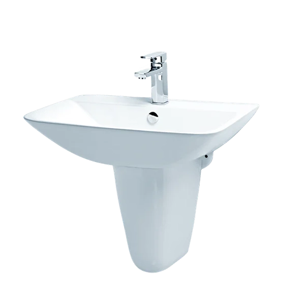 Chậu Rửa Lavabo Caesar L2365 Treo Tường 600x480 mm - Ảnh 2