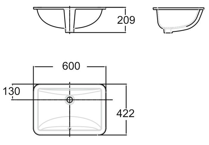 ban-ve-american-wp-0440 Bản vẽ kích thước chậu âm bàn Amerian Standard WP 0440