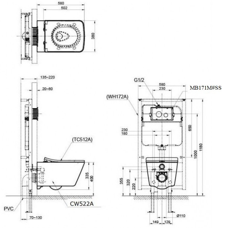 ban-ve-ban-cau-toto-cw542me3unw1-tc513a-545x545-1 Bản vẽ kích thước xí bệt Toto CW522A WH172A MB170P#SS