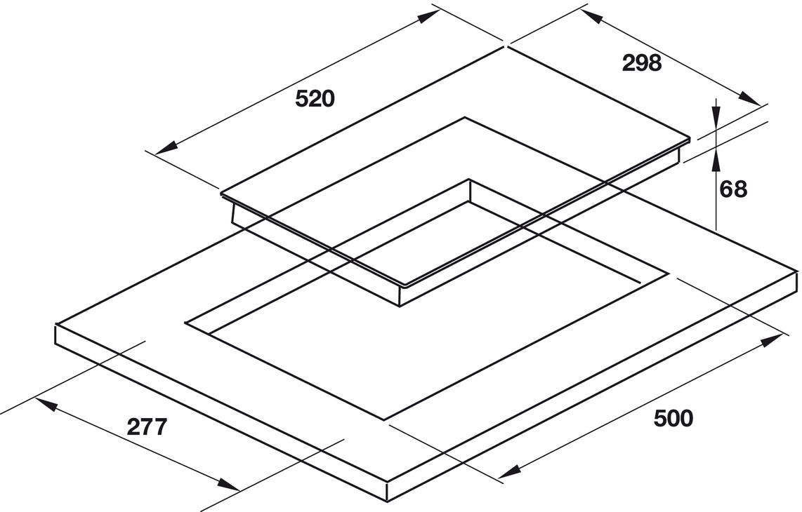 ban-ve-bep-tu-hafele-hc-i302d-536-01-900 Bản vẽ bếp điện từ HC-R772D 536.61.685 Hafele 2 vùng nấu