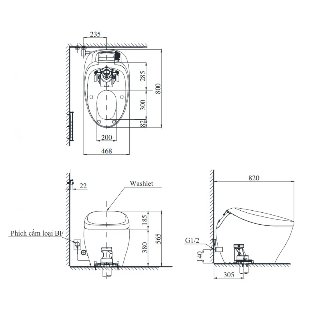 Bồn Cầu Neorest TOTO CS901KVT#NW1/T53P100VR NX II Thông Minh - Ảnh 2