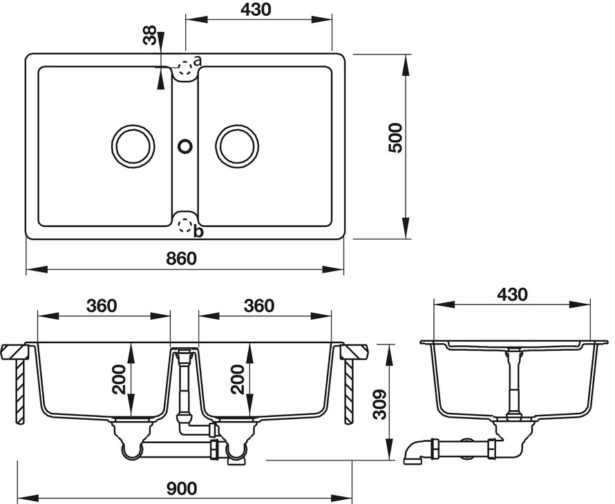 ban-ve-chau-bep-hafele-hs-gd8650-570-1 Bản vẽ chậu đá 570.36.500 Hafele 2 hộc