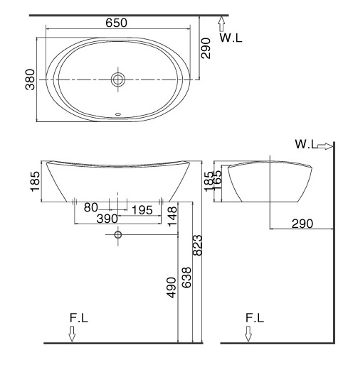 ban-ve-chau-rua-mat-lavabo-inax-l465v-1 Bản vẽ bồn rửa mặt lavabo INAX L465V