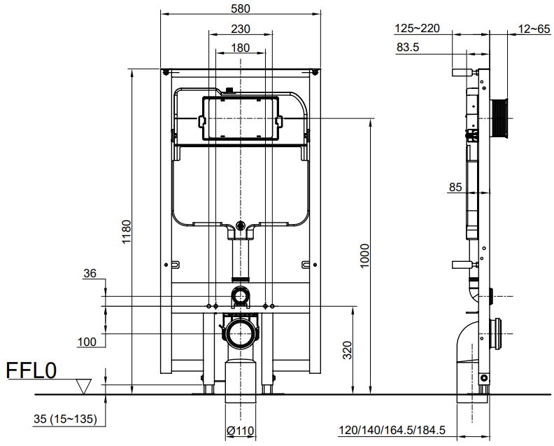 ban-ve-ket-nuoc-va-khung-am-tuong-toto-wh172a Bản vẽ kỹ thuật WH172A