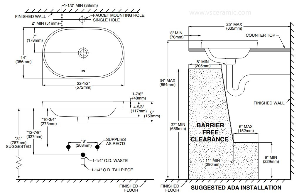 ban-ve-lavabo-american-wp-0310 Bản vẽ chậu rửa mặt American WP-0310