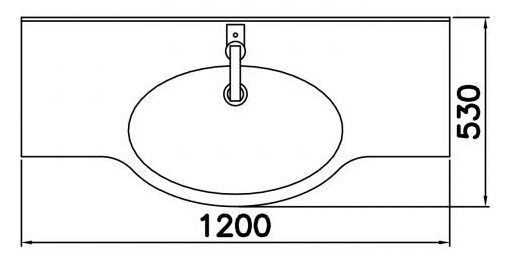 ban-ve-lavabo-caesar-lf5324-1 Bản vẽ kích thước chậu rửa mặt Caesar L5324