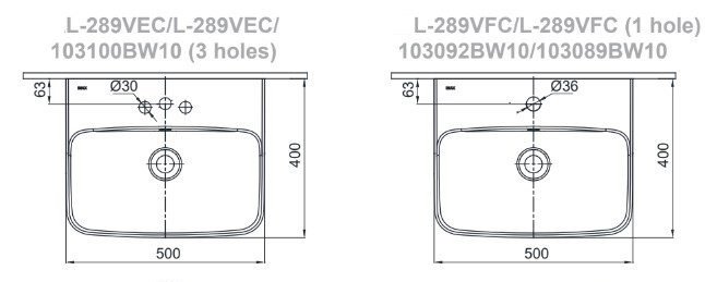 ban-ve-lavabo-inax-l-289v Bản vẽ kích thước lavabo treo tường Inax 289V