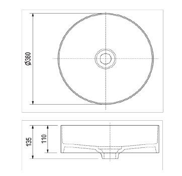 ban-ve-lavabo-viglacera-cm02 Bản vẽ kích thước lavabo CM02 Viglacera tròn
