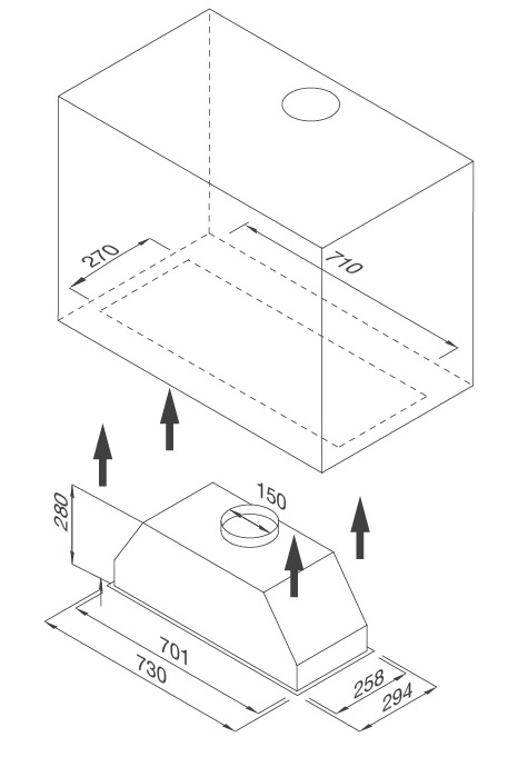 ban-ve-may-hut-mui-malloca-hidden-k-730 Bản vẽ máy hút khói khử mùi âm tủ HIDDEN K-730 âm tủ