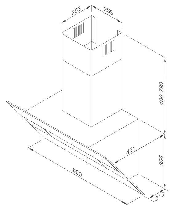ban-ve-may-hut-mui-malloca-mc-9003 Bản vẽ kỹ thuật máy hút mùi áp tường MC-9003 Malloca