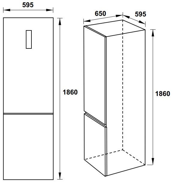 ban-ve-tu-lanh-hafele-h-bf324 Tính năng tủ lạnh H-BF324 Hafele 534.14.230 độc lập
