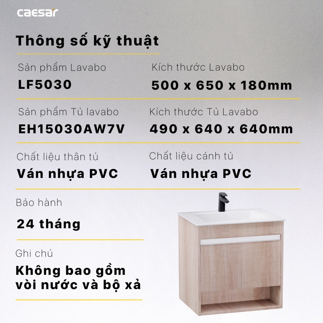 thong-so-bo-tu-lavabo-caesar-lf5030-eh15030aw7v-treo-tuong Chi tiết kích thước tủ chậu Caesar LF5030 EH15030AW7V