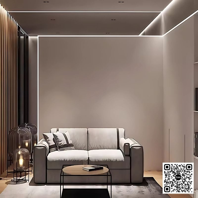 Thanh Nhôm Giấu Viền Dài 1m5 | A15-1T