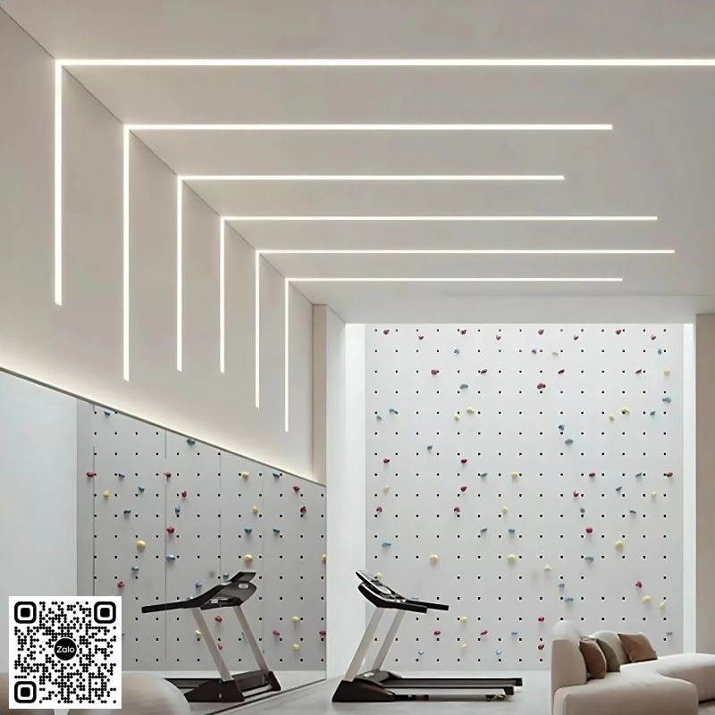 Thanh Nhôm LED Gắn Âm Loại Dày - Dài 3m | A5035