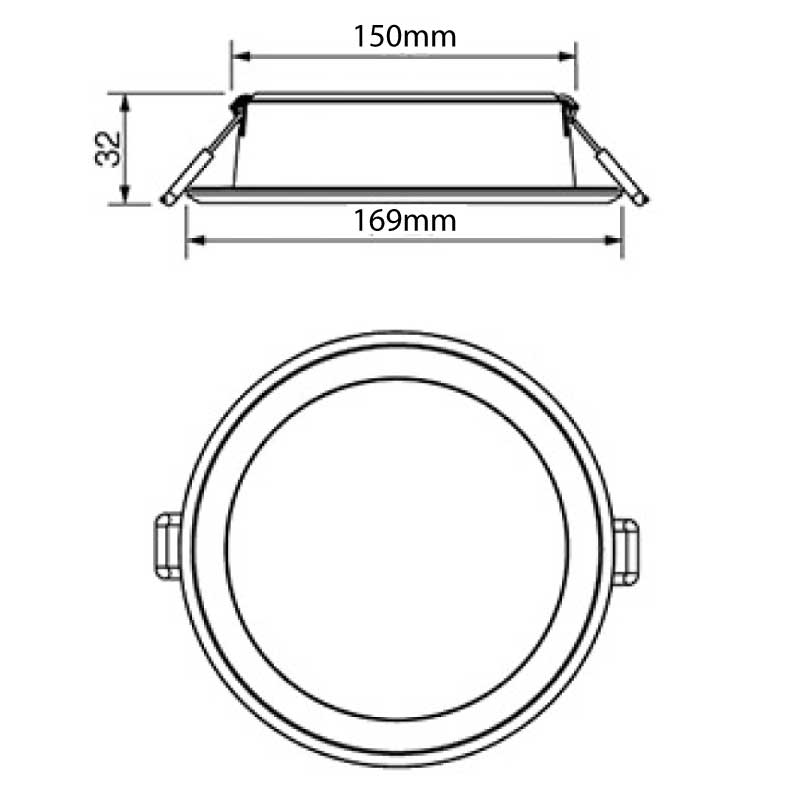 Đèn LED Âm Trần Panasonic DN 2G Tròn NNV70064WE1A 18W - Ảnh 7