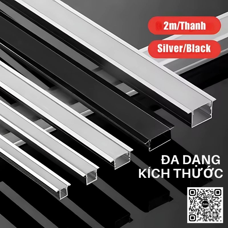 Thanh Nhôm Định Hình Lắp Nổi 2 Mét | N616