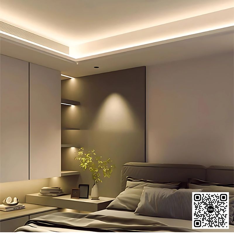 Thanh Nhôm Phào Chỉ Hắt Trần Lắp Âm 3m | TN-05 - Ảnh 4