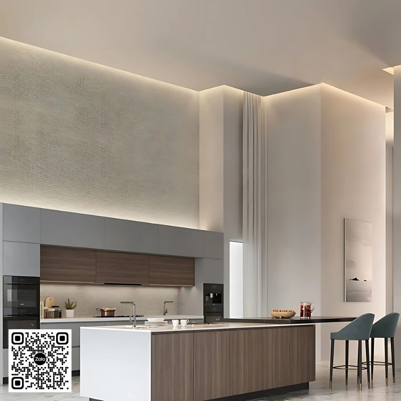 Thanh Nhôm Phào Chỉ Hắt Trần Lắp Âm 3m | TN-05