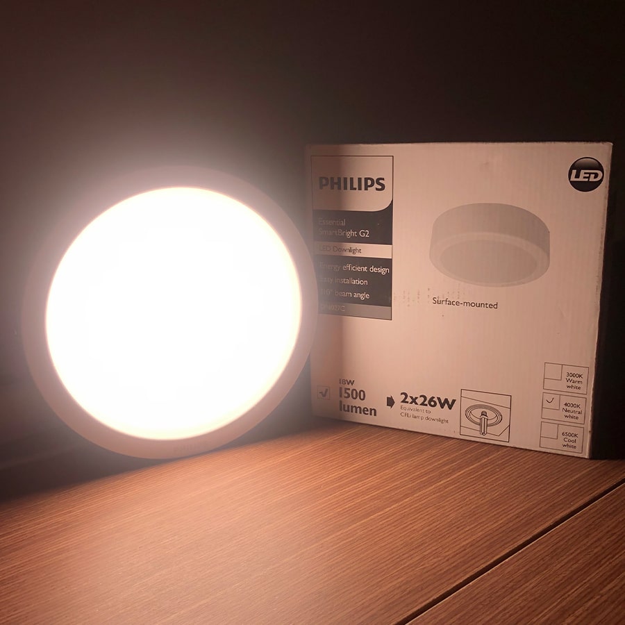 PHIPLIPS DN027C G3 - Ốp Trần Tròn Gắn Nổi 15W | DN027C G3 LED15 D200 - Ảnh 4