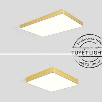 Đèn Ốp Nổi Vuông Viền Vàng 16W D120 | MSS-594 Euroto - Ảnh 4