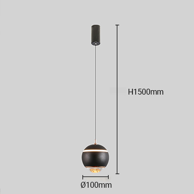 Đèn Thả Hiện Đại Black Groud Ø100 | T-32 EUROTO - Ảnh 3