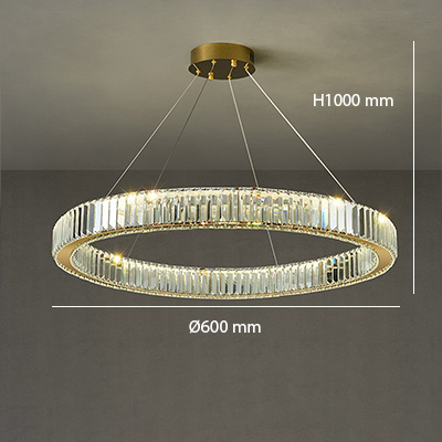 EUROTO - Đèn Thả Luxury Isolde Ø600 | T6272 - Ảnh 3