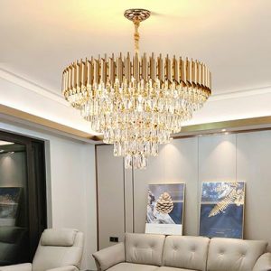 ADR- Đèn Chùm Pha Lê Ø800 | TPL-18077/800GD