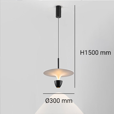 Đèn Thả Hiện Đại Flying Saucer Ø300 | T-35 EUROTO - Ảnh 2