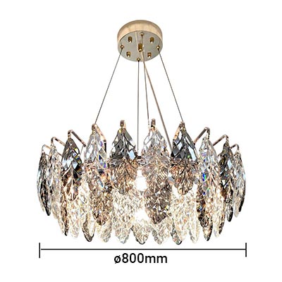 Đèn Chùm Hiện Đại Ladonna Ø800 | EUCH-057.3 EURO - Ảnh 2