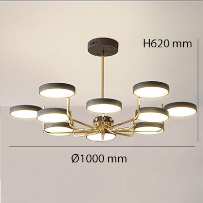 Đèn Chùm Hiện Đại | EUCH-074.P EURO - Ảnh 2