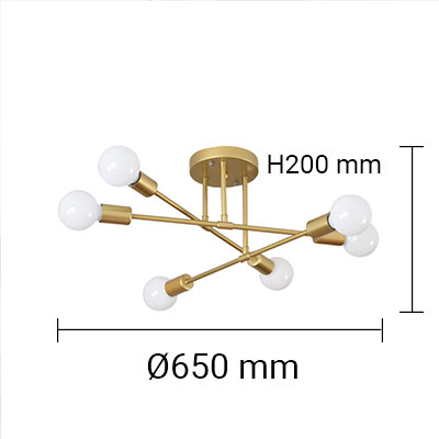 Đèn Chùm Hiện Đại Six Directions | EUCH - 002.3 EURO - Ảnh 2