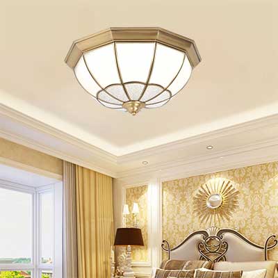EURO - Đèn Ốp Trần Đồng Nguyên Chất M | EUOC-024.3 - Ảnh 2