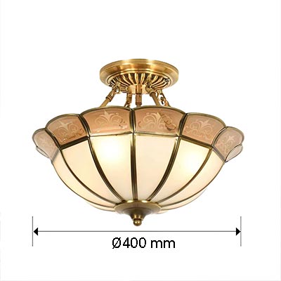 EURO - Đèn Thả Đồng Nguyên Chất | EUĐT-012.3 - Ảnh 2