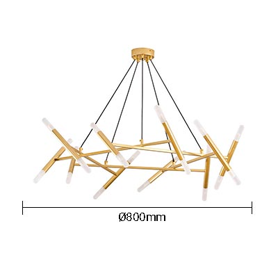 Đèn Chùm Hiện Đại Ø800 | TTKCD128N20 - Ảnh 2