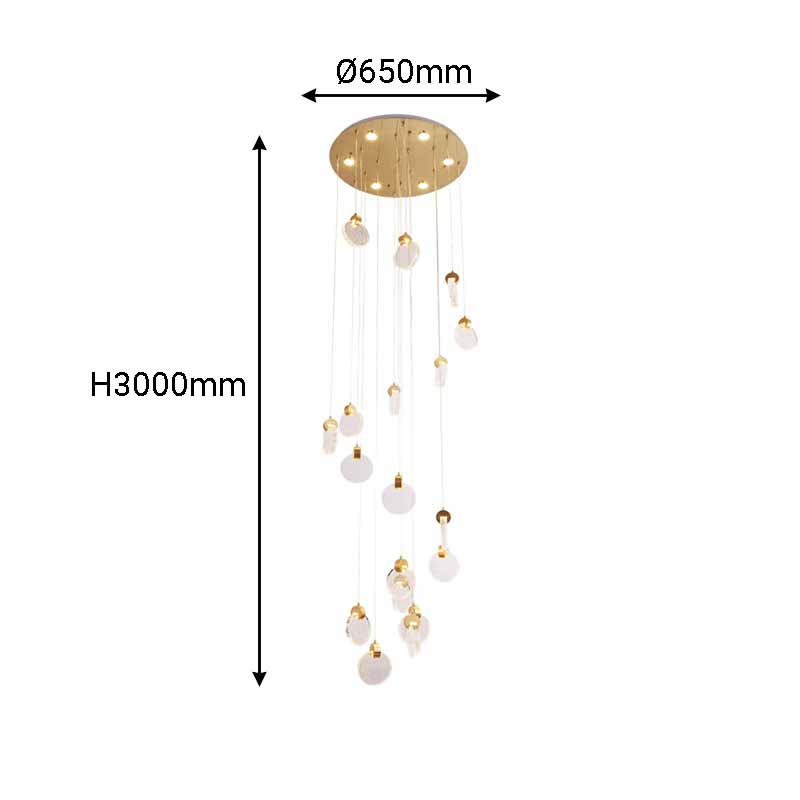 Đèn Thả Thông Tầng Ø650 | EUTT - 037.3 EURO - Ảnh 2
