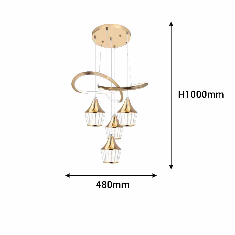 ADR- Đèn Thả Hiện Đại Ø480| TL-6520/4 - Ảnh 6