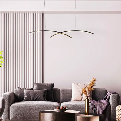 BNN- Đèn Thả Hiện Đại Flexion Black L900 | THD142 - Ảnh 3