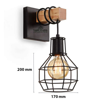 PTH- Đèn Tường Cổ Điển Ø170 | THCN309 - Ảnh 2