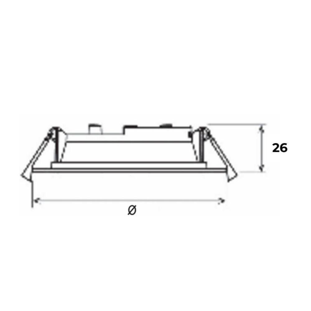 Đèn LED Âm Trần Panasonic Neo Slim 2G NNP73478A 12W | Đơn sắc - Ảnh 2