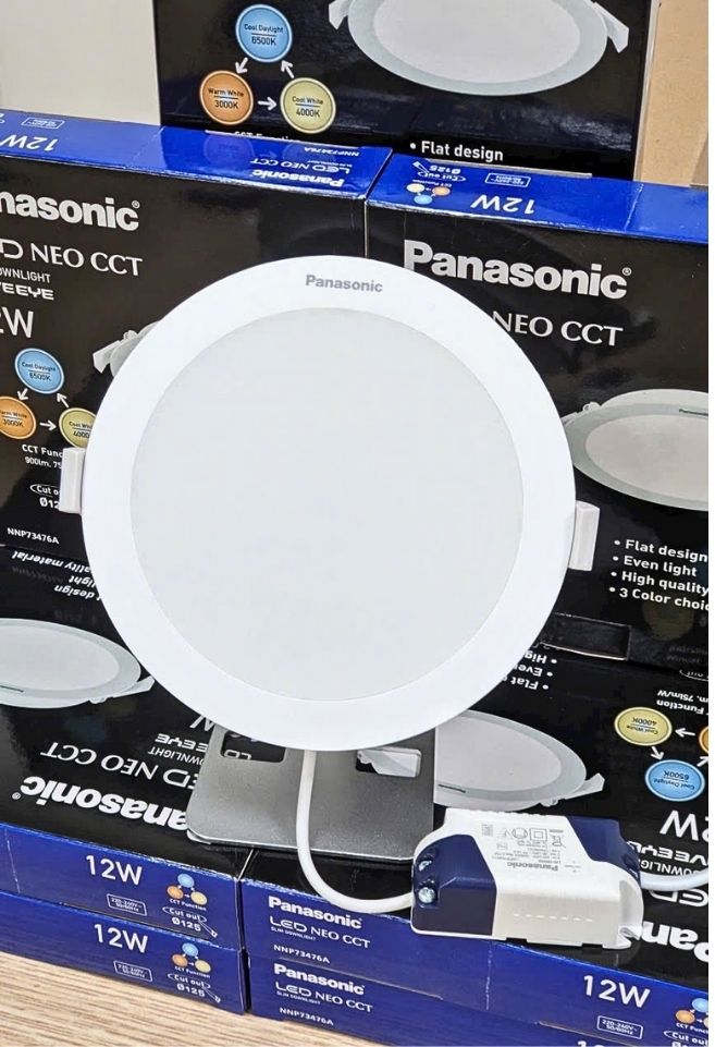 Đèn LED Âm Trần Panasonic Neo Slim 2G NNP73478A 12W | Đơn sắc - Ảnh 5