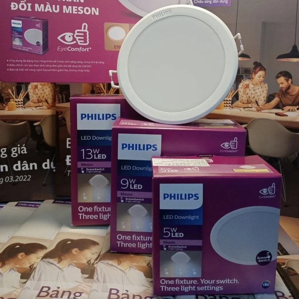 Âm Trần Philips Meson Recessed IO 59449 9W (Φ100) - Ảnh 2