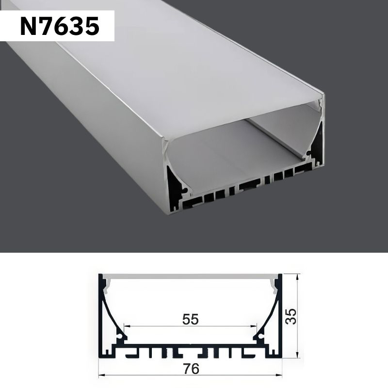 Thanh Nhôm Định Hình Lắp Nổi 3 Mét | N7635