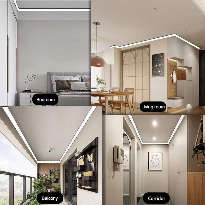 Thanh Nhôm Phào Chỉ Hắt Trần Lắp Âm 3m | TN-05 - Ảnh 8