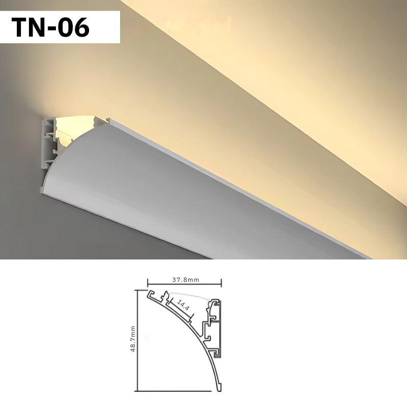 Thanh Nhôm Phào Chỉ Hắt Trần Lắp Nổi 3m | TN-06
