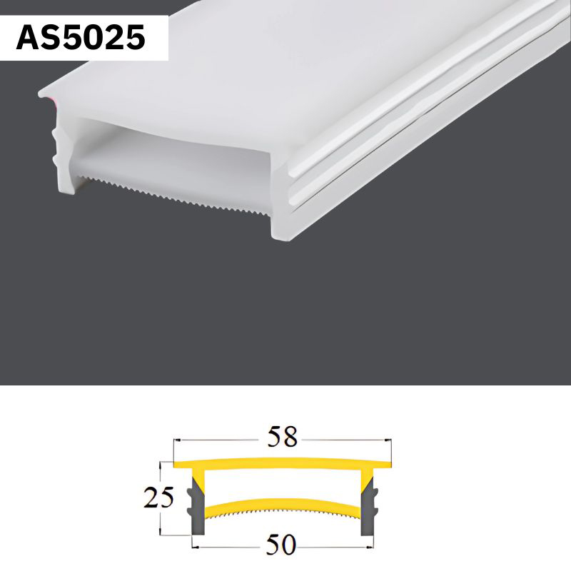 Thanh Silicon Uốn Dẻo Gắn Âm| AS5025