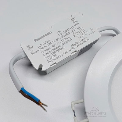 Đèn LED Âm Trần Panasonic Ez-P Series Tròn 9W đổi màu - NNV71351WE1A - Ảnh 4