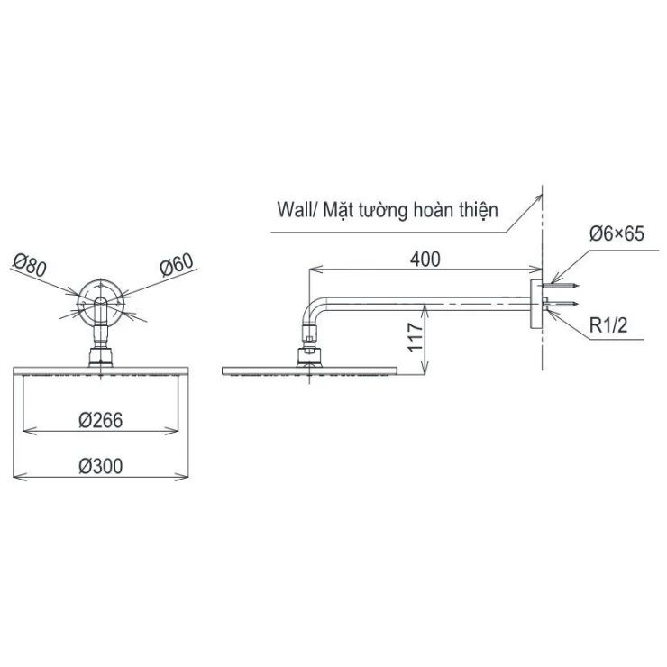 ban-ve-bat-sen-toto-tbw07003a-mbl Bản vẽ bát sen tắm TBW 07003A MBL TOTO gắn tường 300 mm