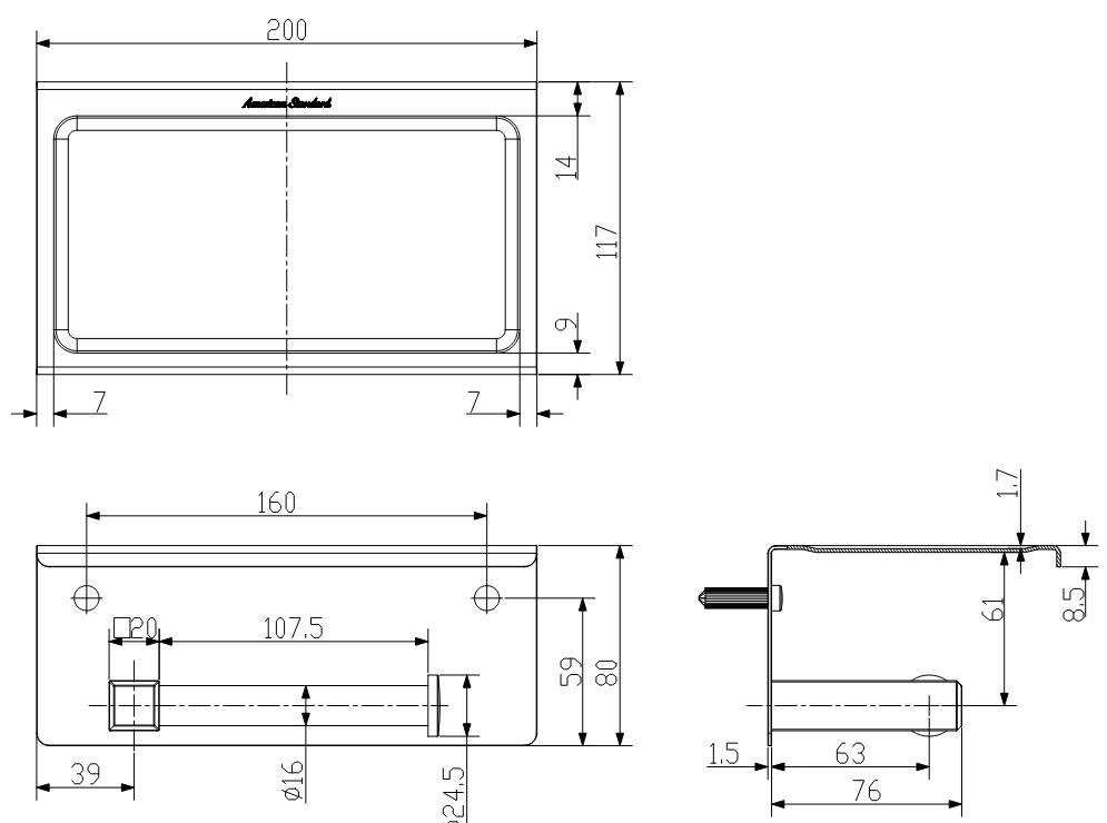 ban-ve-moc-giay-ve-sinh-american-standard-wf-0498ws Bản vẽ kích thước khay giấy American Standard WF 0498CS